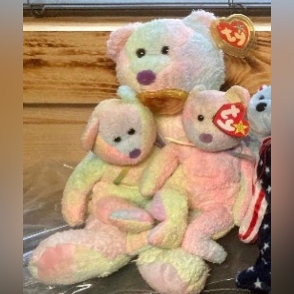 Bundle of 3 TY “GROOVY” Beanies: Buddy and Two Babies - Picture 4 of 12